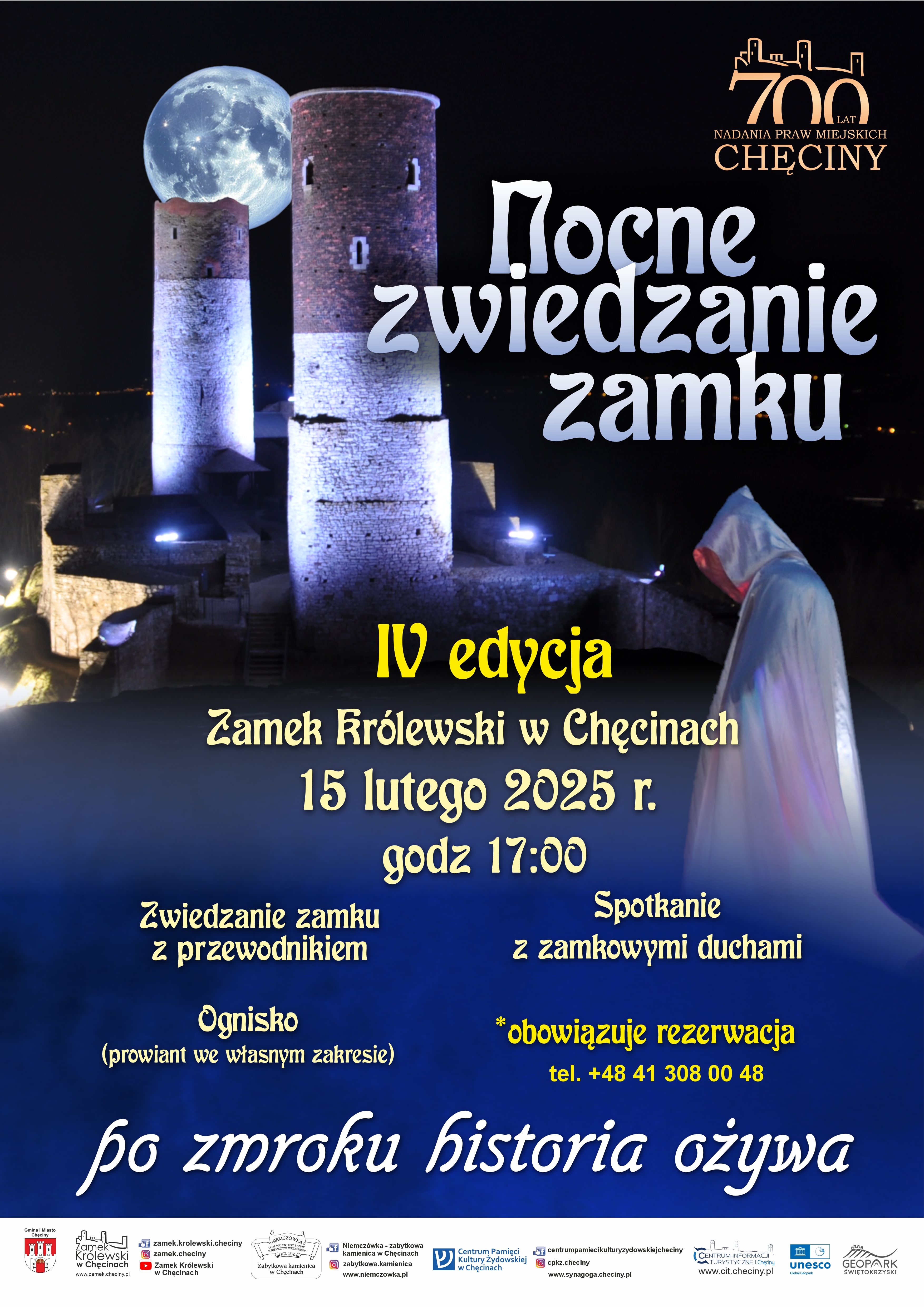   IV edycja Nocnego Zwiedzania Zamku – historia, tajemnice i niezwykła atmosfera! 