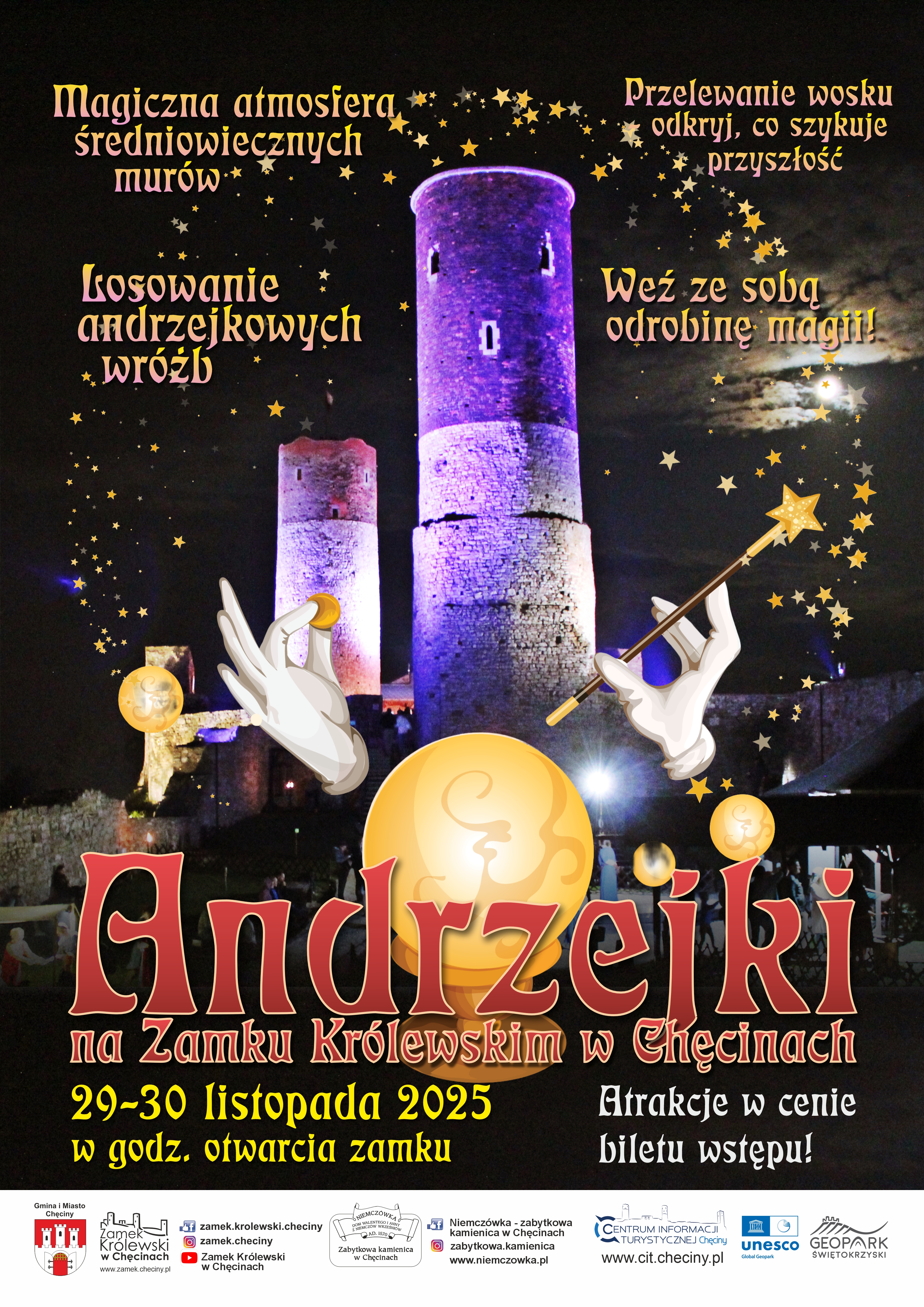 ANDRZEJKI NA ZAMKU KRÓLEWSKIM W CHĘCINACH