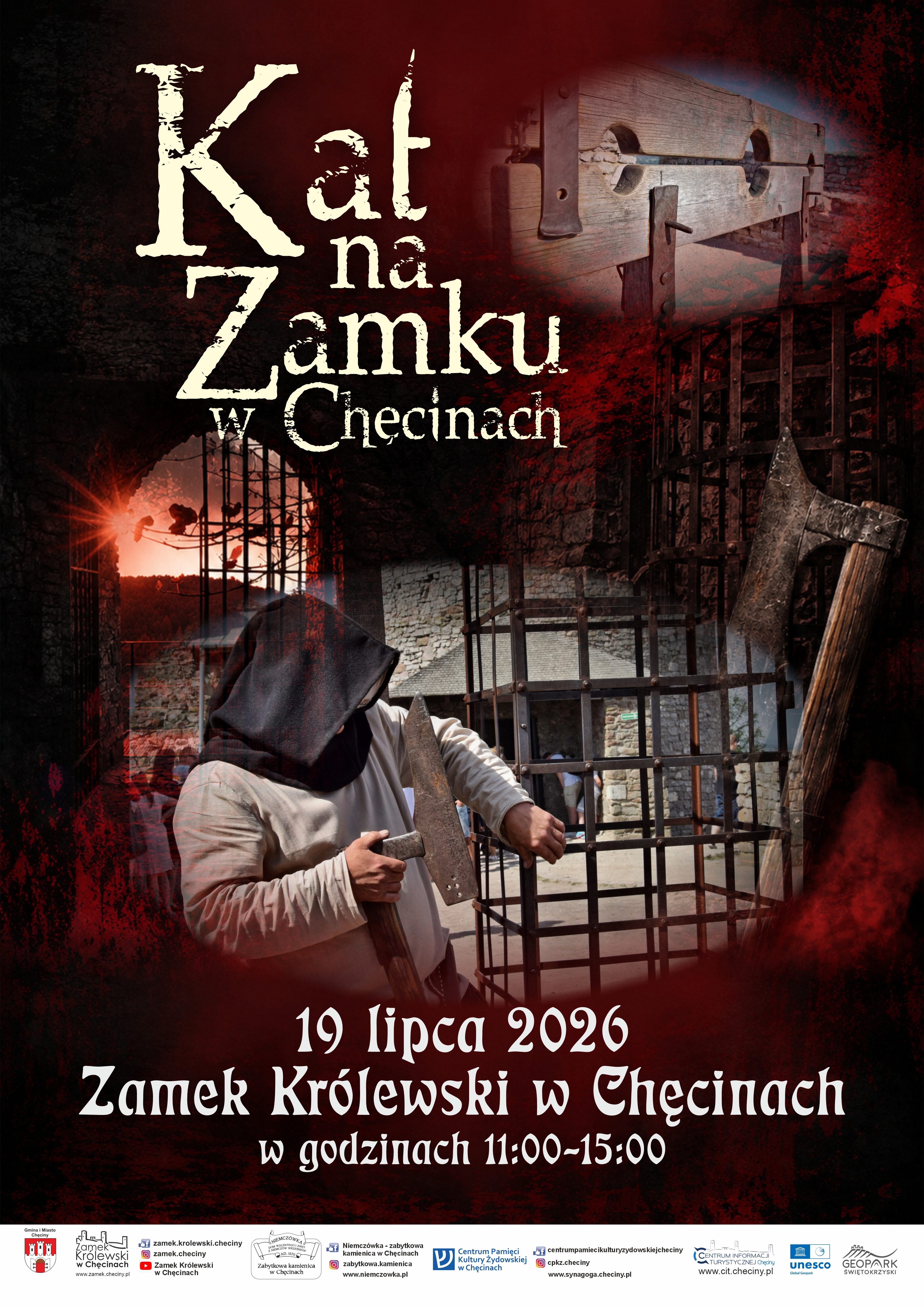 Kat na Zamku Króleweskim w Chęcinach 19.07.2026