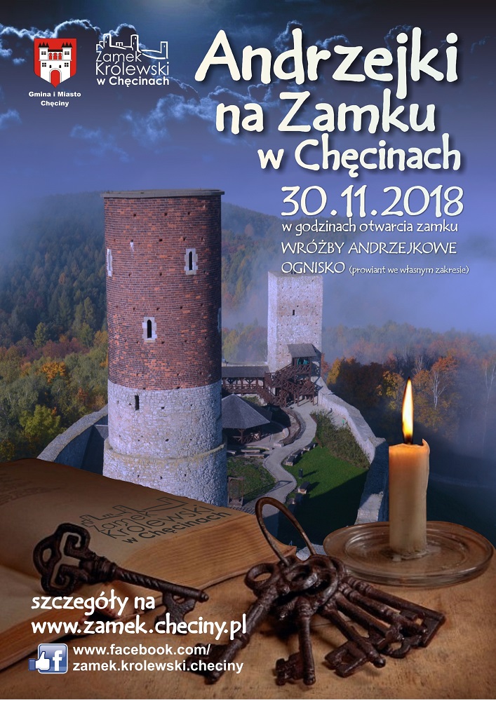 andrzejki zamek checiny 2018