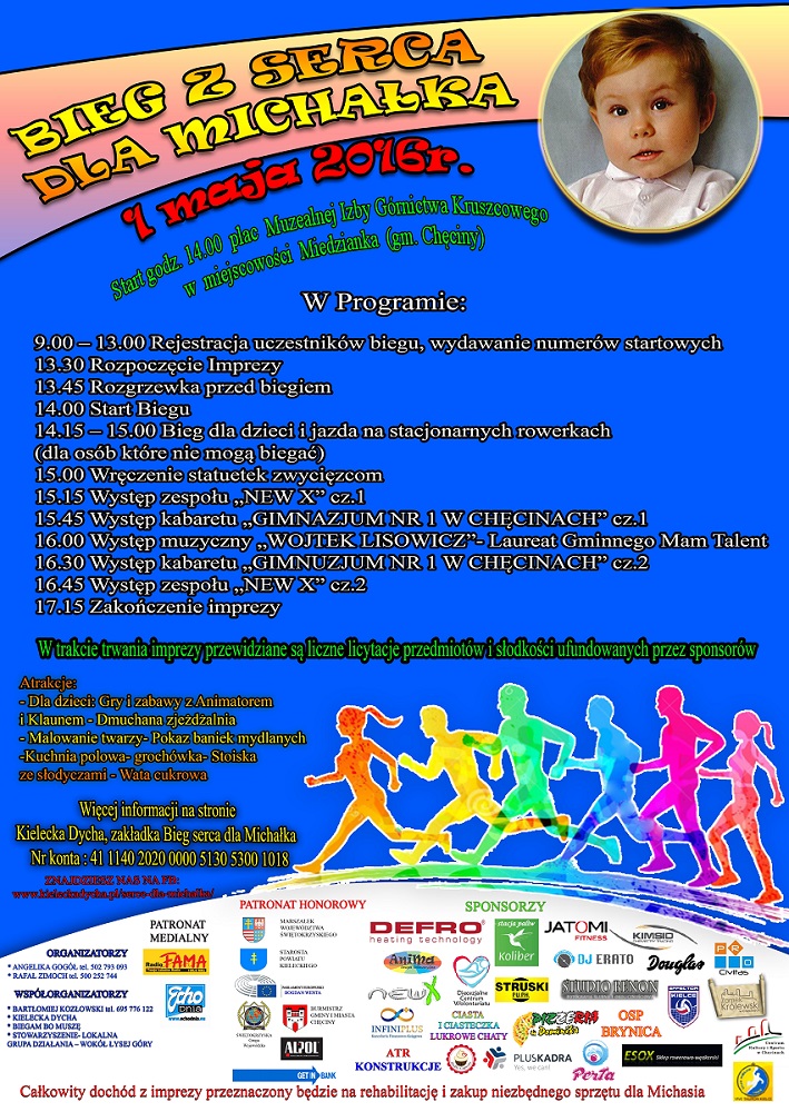 bieg plakat
