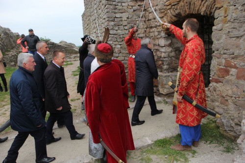 zamek checiny glinski