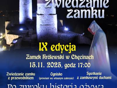 Nocne zwiedzanie Zamku Królewskiego w Chęcinach – IX edycja