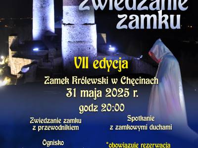 Nocne Zwiedzanie Zamku – zapraszamy 31 maja o 20:00!